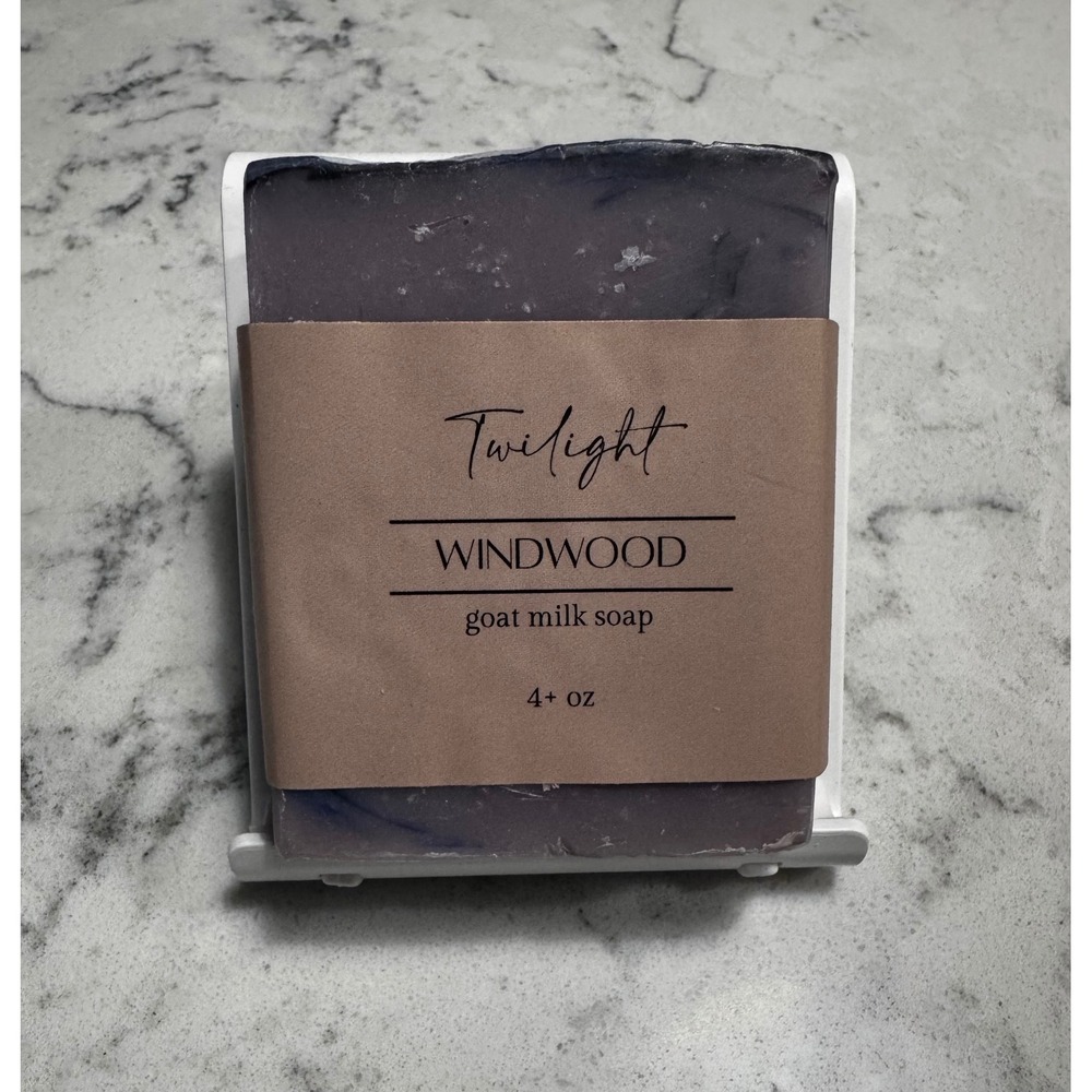Windwood Twilight Goat Milk Soap 4 oz Natural Handmade Lavender Scented New